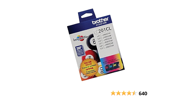 Amazon.com: Brother LC201 (C,M,Y) 3 