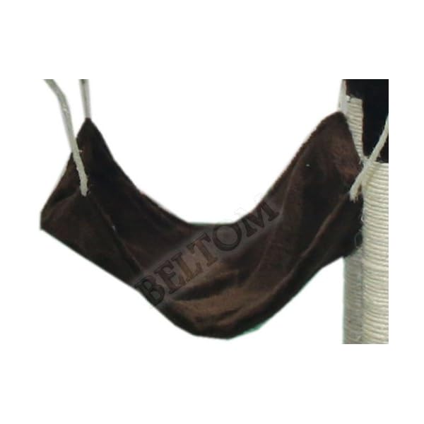 Beltom TIRAGRAFFI per Gatti Alto 141 CM. Gioco Completo Parco Giochi Cuccia Gatto Nuovo GRAFFIATOIO SISAL Albero CUCCE…