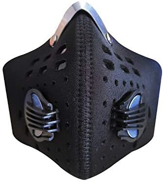 Anti-Pollution Sports Mask by Ehub| High Elasticity best fit |Anti Smoke, Helps from dust and pollen | 7 layer N99 Activated Carbon filter | Best for Jogging, Cycling, Hiking, Mowing, and Sawmilling