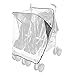 Maclaren Twin Techno Stroller- for Newborns+ Full-Featured, Lightweight, Compact, Easy to Maneuver. Fits in Standard doorways, Independent extendable Hoods, Reclining Seats. Acc. Included