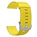 Fitbit Blaze Accessories Classic Band Large, UMTele Soft Silicone Replacement Sport Strap Band with Quick Release Pins for Fitbit Blaze Smart Fitness Watch Yellow, Frame Not Included (6.7