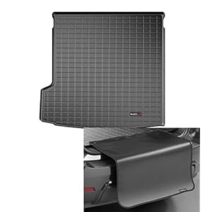 WeatherTech Volvo XC90 2e generatie 5 zitplaatsen 2016-22 Kofferbakmatten+Bumper beschermer|Zwart