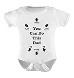 TeeStars Unisex- You Can Do This Dad Baby 0 - 3 months White