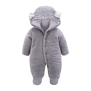 95sCloud Baby overalls warm pluche sneeuwpak met capuchon rompers winter overall jumpsuit jongens meisjes pyjama…