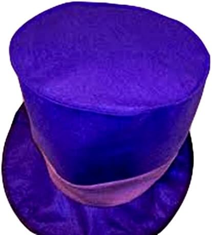 Charlie Chocolate Factory Hat Purple Felt Folded Lightweight Ugly Hat perfect for Halloween Super floppy,includes a posterboard