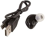 Wireless Earbud yoyomax Bluetooth Headset [Invisible] Headphone Earbud with Mic for Running Sports [Noise Cancelling] iPhone 6s Samsung S6 S5 Note4 Motor LG HTC Phones - Best Earpiece [Black]