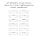 HaloVa Eyebrow Stencil Kit, Reusable Environmental-friendly Popular Eyebrow Drawing Guide Card, Makeup Tools for Eyebrows Powdering, 1 Set of 8 Styles