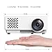 Projector, DBPOWER RD-810 Mini LED Video Projector, Multimedia Home Theater Video Projector Supporting 1080P, HDMI, USB, VGA, AV for Home Cinema, TVs, Laptops, Games, Smartphones