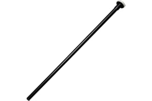 Westbrass D123-62 3/8" x 12" Brass Flat Head Toilet Riser Supply Line, Matte Black