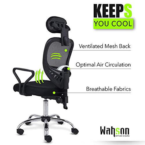 Wahson Home Executive Office Chair Improves Posture, Adjustable
