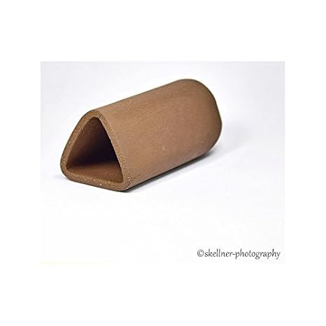 Wirbellosenzucht-Foltis Welshöhle/Laichhöhle Stollenform 10 cm schwarz/braun