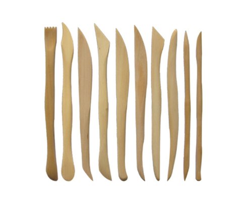 10-pcs Pottery and Clay Tool Set for Shaping Soft Clay Projects, Clay Tool Set/10