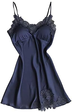 Mounter 2018 Ladies Sexy Pad Lingerie, Women Silk Lace Robe Dress Nightwear Babydoll Nightdress-Nightgown Sleepwear Underwear Kimono Night Dress