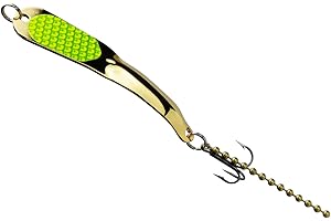 IRON DECOY Steely Fishing Lure Spoon, Casting, Trolling, Jigging, Ice, Lake, River, Stream, Freshwater, Trout, Bass, Walleye, Salmon, Crappie, Pike
