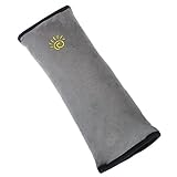 LKE Auto Pillow Car Safety Belt Protect, Shoulder Pad, Adjust Vehicle Seat Belt Cushion For Kids, Grey
