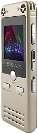 ROCSUN Digital Audio Voice Recorder /Multifunctional Rechargeable Dictaphone/MP3 Music Player-8GB