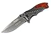 8" Defender Extreme Grey Folding Spring Assisted Knife with Belt Clip