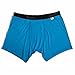 Woolly Clothing Co. Men's Merino Wool Boxer Brief Large Glacier Blue