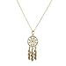 LUX ACCESSORIES Boho Tribal Dreamcatcher Leaf Owl Elephant Spear Arrow Interchangeable Pendant Necklace