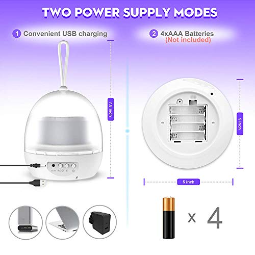 image for zonpor Star Projector Night Light for Kids - 360 Degree Rotating, 4 Op