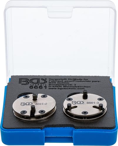 BGS 6661 | Brake Piston Reset Adaptor Set | universal | with 2 and 3 Pins | 2 pcs.