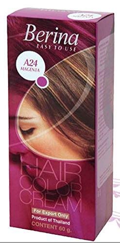 Berina Hair Color Cream A24 (Magenta)