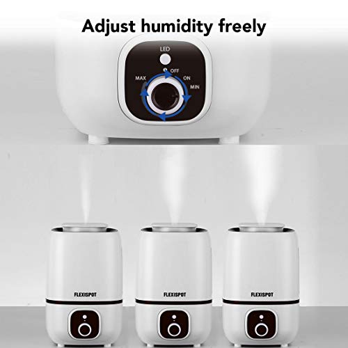 FLEXISPOT Humidifiers for Babies, 3L Cool Mist Humidifier for Bedroom