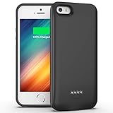 iPhone 5 5S SE Battery Case, 4000mAh Portable Protective Charging Case Extended Rechargeable Charger Case for iPhone 5/ 5S/ SE (4.0 inch)
