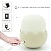 Baby Night Light Rechargeable Cute Nursery Nightlight ABS Silicone Sleep Night Lamp Free Adjustable Brightness Sensitive Touch Control for Children, New Mother, Nursery Room