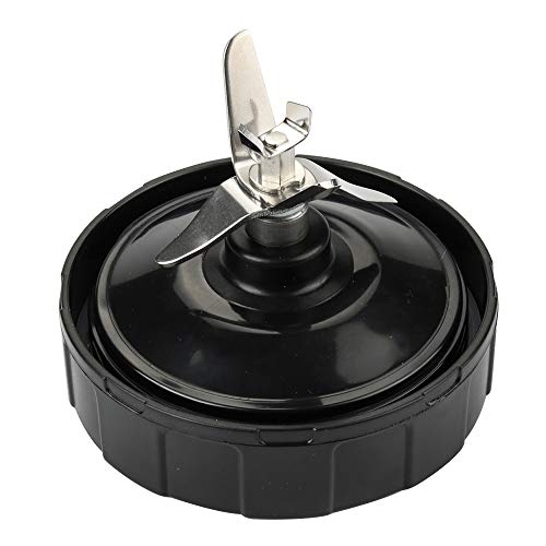 Breynet Black 1pc 900w 1000w Replacement Bottom Blade for Nutri Ninja Blender Juicer, Extractor Blade Assembly with 7 Fins on Bottom for Nutri Ninja Auto-iq 900w 1000w BL682 BL480 Blender Juicer