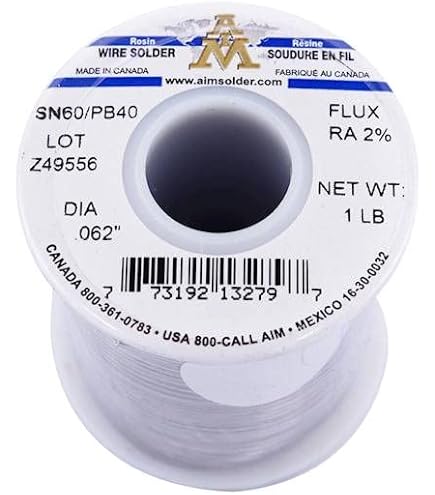 RadioShack SnPb 60/40 Rosin-Core Solder, 0.062