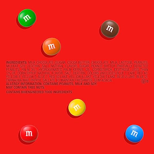 M&M’S PEANUT BUTTER CHOCOLATE CANDIES , 1.63 OZ