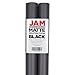 JAM Paper Gift Wrap - Matte Wrapping Paper - 50 Sq Ft Total (30 in x 10 Ft Each) - Matte Black - 2 Rolls/Pack