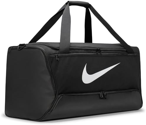 , Brasilia 9.5, Durchschnittliche Trainingsbeutel, Schwarz/Schwarz/Weiß, 60Lt, Unisex Erwachsener
