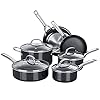 HITECLIFE-Induction-Cookware-Set-Nonstick-Pots-and-Pans-Sets-Chemical-Free-Teflon-Cooking-Set-with-Lids-Frying-Pan-Saute-Pan-Saucepan-Black HITECLIFE Induction Cookware Set, Nonstick Pots and Pans Sets, Chemical-Free Teflon Cooking Set with Lids, Frying Pan, Saute Pan, Saucepan, Black