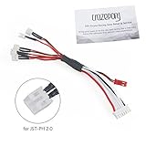 Crazepony 6 in 1 JST-PH 2.0 Lipo Charging Adapter Cable to 6S Balance Charger
