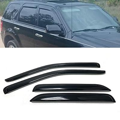 EGR Window Visors Wind Deflectors In-Channel Dark Smoke For 22-24 Ford Maverick - Foto 3
