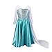 Buy Home Girls Snow Queen Frozen Costume Snow Princess Elsa Cosplay Dress