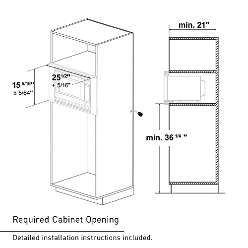 Panasonic NNTK621SS 27inch Trim Kit for 1.2 cu ft Microwave Ovens, 1