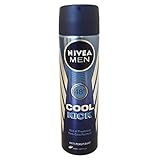 Nivea Cool Kick Deo for Men Spray 48 Hr Antiperspirant 150ml (Pack of 6) + Our Travel Size Perfume