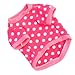 Xinhuaya Pet Dogs Fleece Fur Coat Clothes Puppy T-shirts Pink XS