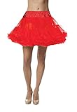 Petticoat Crinoline; Perfect adult tutu, princess tutu, or adult dance skirt. Also great as tulle skirt, short petticoat or with a vintage dresses. Tulle fabric - Red tutu
