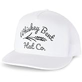 WHISKEY BENT HAT CO. White Lightning Adjustable Snapback Hat