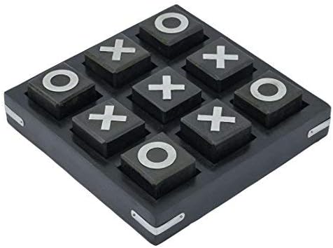 Craft Art India Wooden Tic Tac Toe Board Indoor and Outdoor Game Puzzle