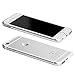 KEWEK iPhone 6 Case, Aluminum Metal Bumper Frame (No Signal Reduce) with Shock Absorbing Flexible TPU Inner Dual Layer for iPhone 6s, Silver