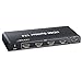 eSynic HDMI Splitter 1X4 HDMI Amplifier Switch Box 4 Ports 1080P HD Hub Smart Splitters Support 3D for HDTV PC Projector Laptop Sky Box PS3 PS4-1 in 4 Out with US Plug