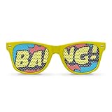 BANG! Yellow Retro Party Sunglasses