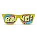 BANG! Yellow Retro Party Sunglasses