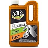 CLR Brands 2X Calcium Lime &amp; Rust Remover, 28 oz. Jug | Lactic Acid Formula, for Scale Buildup, Hard Water Stains and Mineral Deposits, for Fixtures, Appliances and Facilities