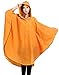 ZSHOW Unisex's Pure Color Waterproof Rain Poncho Hooded Raincoat